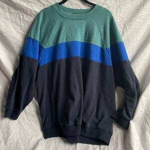 American Eagle color block sweatshirt